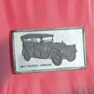 Vintage 1917 Pierce-Arrow Car - 1.6 Gram .925 Sterling Silver Mini Bar Ingot